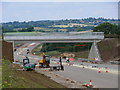 New footbridge on the Linslade Western Bypass in LU7 2XW
