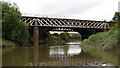 Railway bridge over the Avon New Cut south of Netham in BS5 9SD