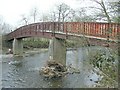 Footbridge over River Irfon, south of Beulah in LD4 4BY