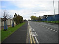 Road through industrial estate in Tyne & Wear