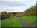 Path on the edge of King George's Field in NE32 5UN