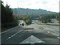 Bovey Tracey and Newton Abbot exit from the A38, west-bound in TQ12 6SY