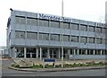 Mercedes-Benz building, Travellers Lane, Welham Green in AL9 7HN
