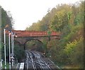 A2100 bridge over the railway at Battle in TN33 0DJ