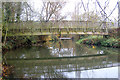Newbold Comyn Park footbridge over the River Leam in CV31 1NT