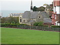 St Peter's church from East Cliff Triangle in CT19 6NG