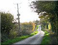 Unnamed lane from Swardeston to Swainsthorpe in NR14 8DJ