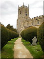 St Peter & St Paul Church, Long Compton, Path in CV36 5JN