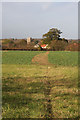 Footpath to Badwell Ash in IP31 3EU