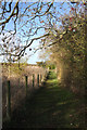 Footpath to Great Ashfield Church in IP31 3HE
