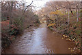 River North Esk from the footbridge in EH22 1SA
