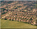 Aerial view of Cemetery Corner and Hopes Green, Benfleet in SS7 1DE