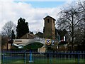 RAF church and mock-up fighter plane at Biggin Hill in TN16 3EB