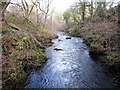 River Balder in spate (view east) in DL12 9ER