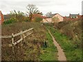 Path approaching Cotford St Luke in Cotford St Luke