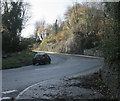 2009 : Minor road passing the rail entrance to Whatley Quarry in BA11 3LA