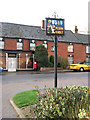 Pulham Market village sign in IP21 4TR