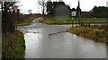 Flooded road, Balmule in KY2 5XA