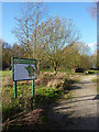 Entrance to Warley Country Park in CM14 5JL