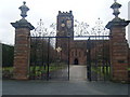 Gates of St Mary the Virgin Parish Church in CH4 9JE