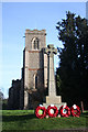 Thurston Church and war memorial in IP31 3FT