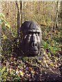 Carving of gorilla in  Linford Wood in MK13 7HD