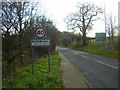 Redenhall Village entering sign in Redenhall with Harleston