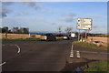 Road junction near Kingston in EH39 5JH