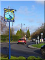 Village Sign, Bisley in GU24 9ER