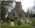 Church and churchyard, Preston St Mary in Preston St. Mary