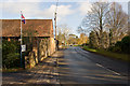 Approaching Elstead village centre from Thursley in GU8 6DB