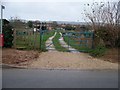 Path through the allotments in GL56 0JT