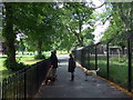 Dogs in Clissold Park in N16 0BP