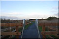 Rainham to Purfleet Path heads off across Rainham Marshes in RM13 9YD