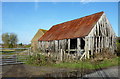Derelict farm building at Holywell Farm in ME9 7HP