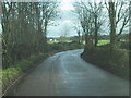 Minor road heads towards the M5 south of Poltimore in EX5 3AD