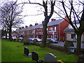 Manchester Road from St John's Church, Baxenden in BB5 2RU
