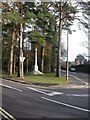 Colehill, war memorial in BH21 2PB