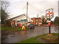 Briston: village sign and post office in NR24 2PP
