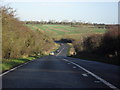 A361 going down Signet hill in OX18 4XE