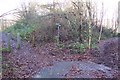 Footpath junction on Rowley Hill Road in TN2 4DA