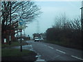 Minor road joins the A376 at Sandy Gate in EX2 7PF
