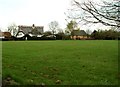 Looking across Burton Green, Withersfield, Suffolk in CB9 7SD