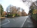 Northwich Road, Knutsford, on a Sunday morning in WA16 0EB