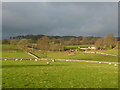 Kenslow Farm in winter sunlight in Middleton and Smerrill