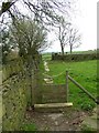 Stile and footpath, Marsh Farm, Southowram in HX3 9TF