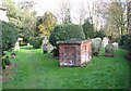 All Saints Church - footpath through churchyard in Ashwellthorpe and Fundenhall