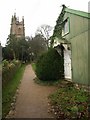 Hall and church, Staple Fitzpaine in TA3 5SP