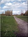 Footpath through Ballards Gore Golf Club in SS4 3PR