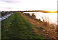 Sunset on the River Great Ouse in PE38 0PW